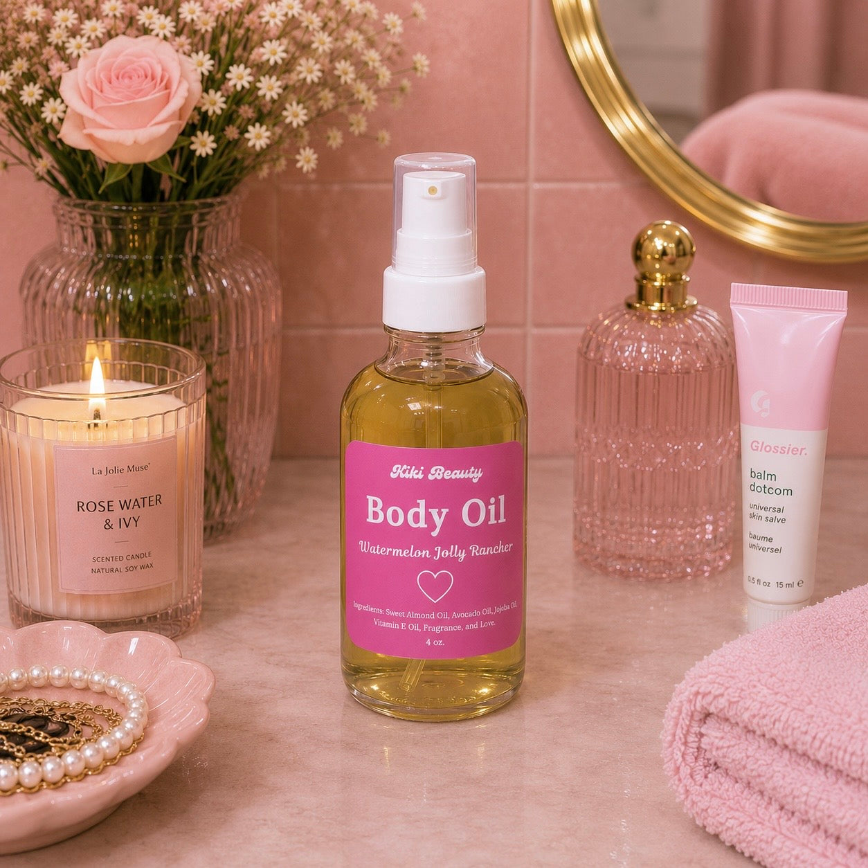 Watermelon Jolly Rancher Body Oil