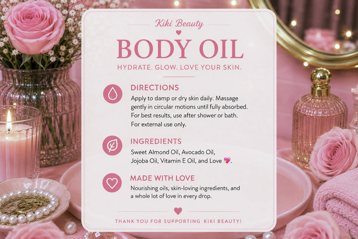 Unscented Body Oil