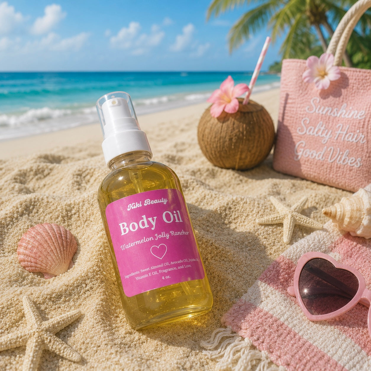 Watermelon Jolly Rancher Body Oil